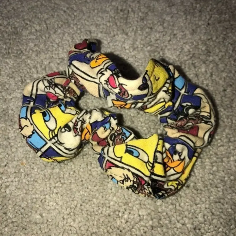 Vintage‎ Hair Scrunchie Tweety Bird Looney Tunes